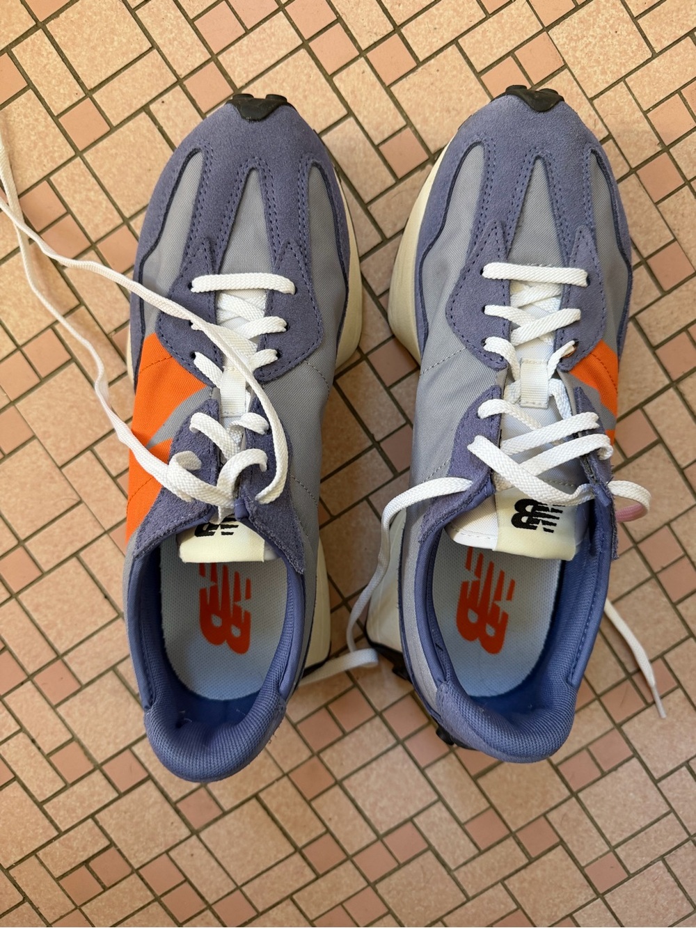 New Balance Women’s Blue & Orange 327 Classics